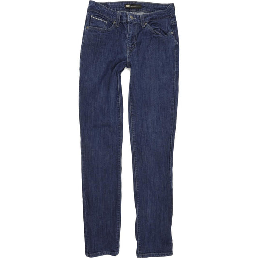 Levi's Mid Rise Women Blue Skinny Slim Stretch Jeans W29 L34