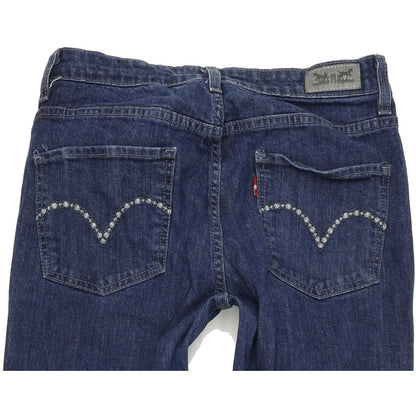 Levi's Mid Rise Women Blue Skinny Slim Stretch Jeans W29 L34