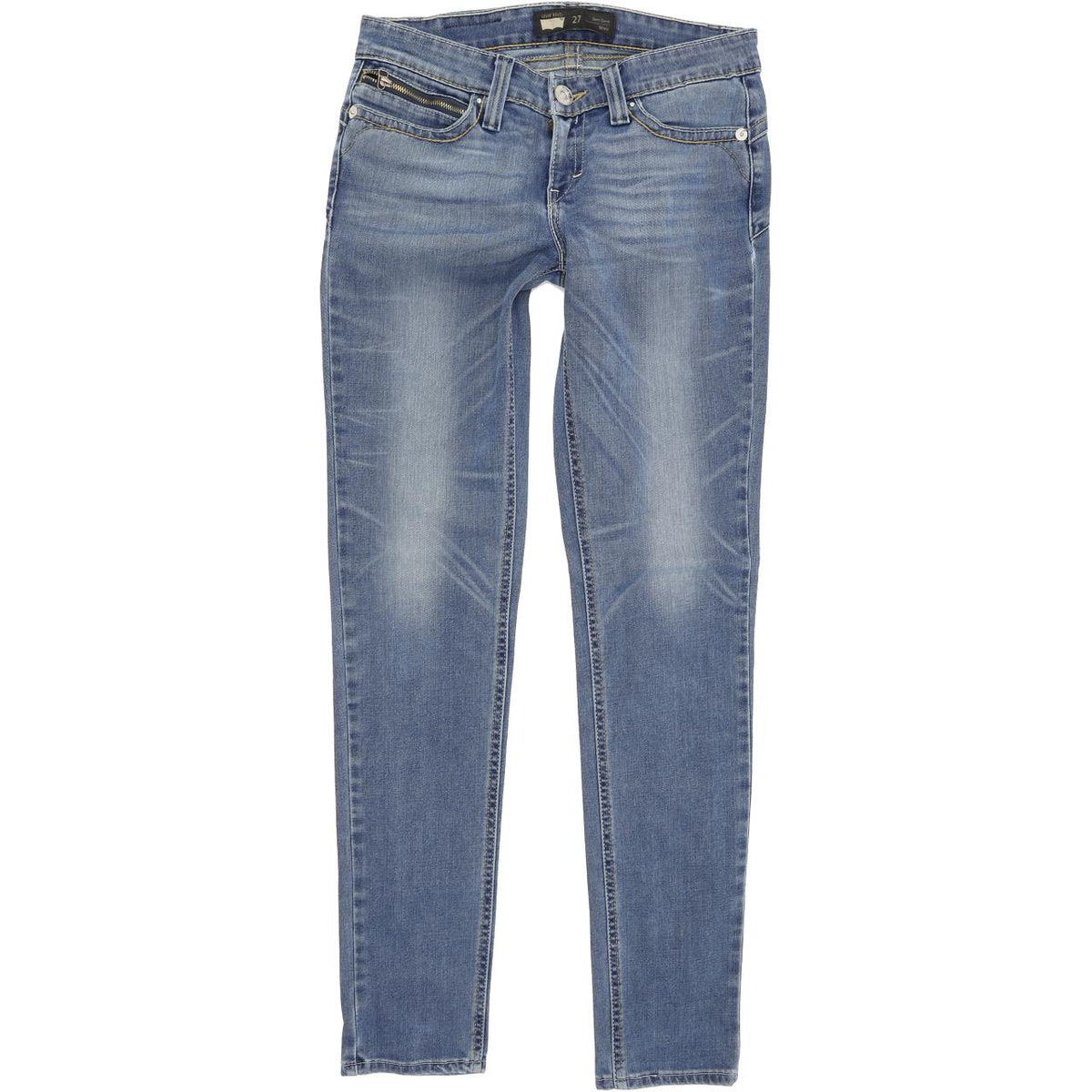 Levi's 15636 Demi Curve Women Blue Skinny Slim Stretch Jeans W27 L32