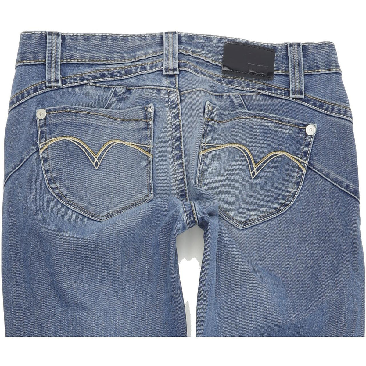 Levi's 15636 Demi Curve Women Blue Skinny Slim Stretch Jeans W27 L32