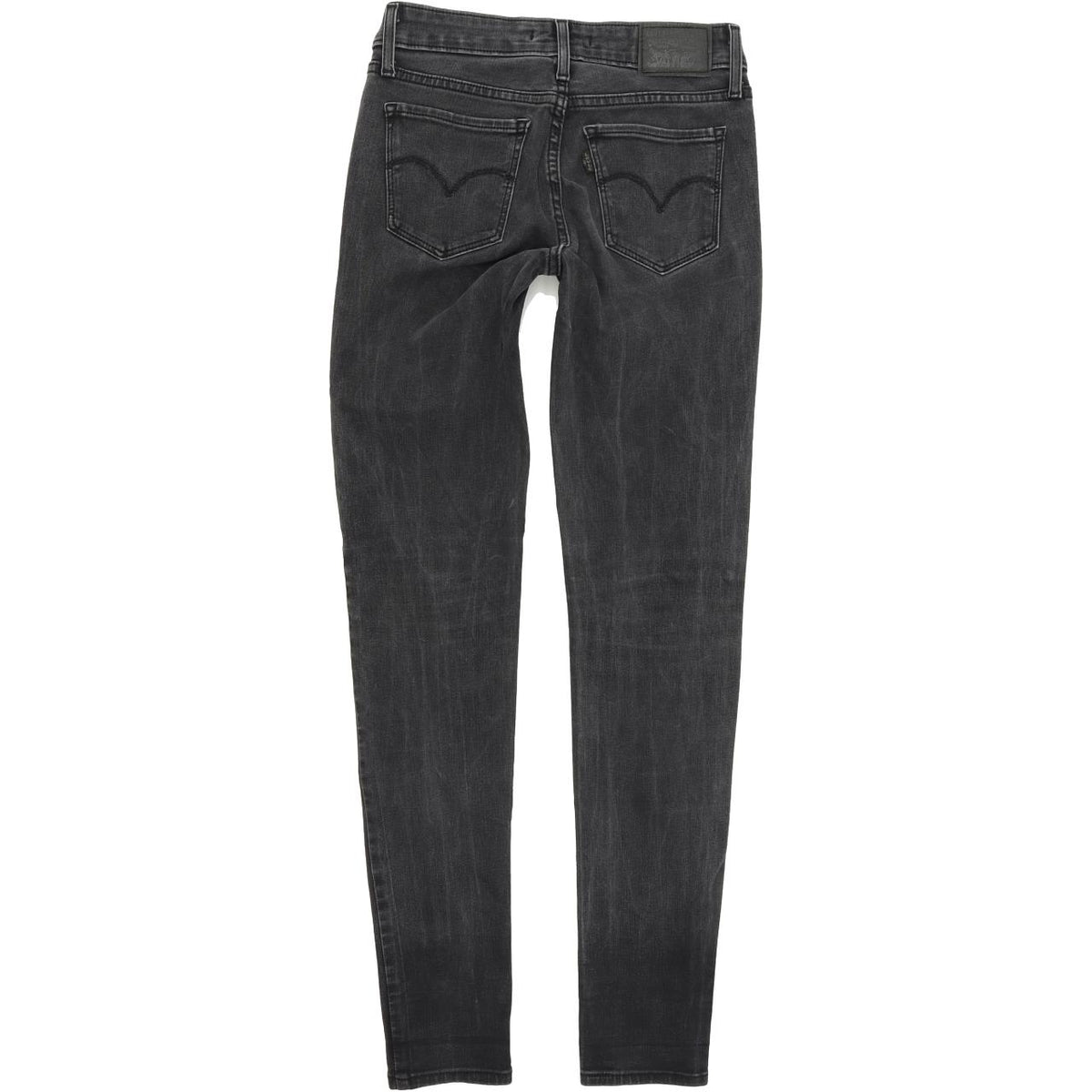 Levi's 711 Women Charcoal Skinny Slim Jeans W25 L32