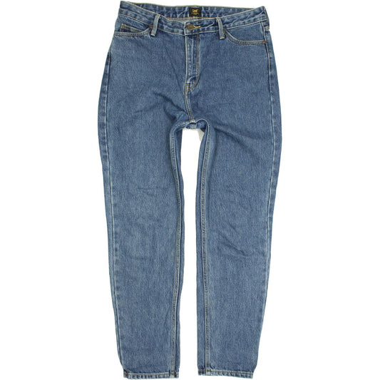 Lee Mom Blue Straight Regular Jeans High Waisted W30 L29