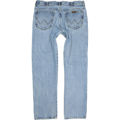 Wrangler Men Blue Straight Regular Jeans W36 L33