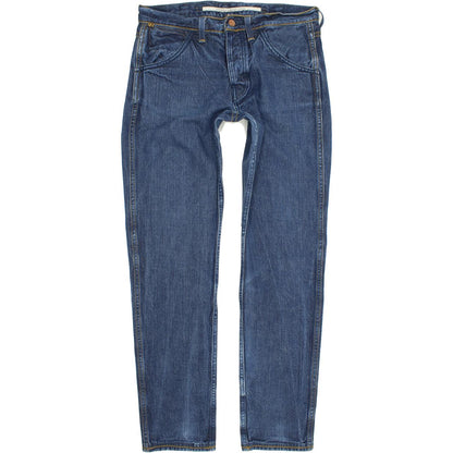 Wrangler Jim Men Blue Straight Slim Jeans W30 L31