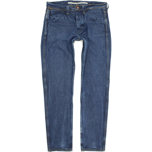 Wrangler Jim Men Blue Straight Slim Jeans W30 L31