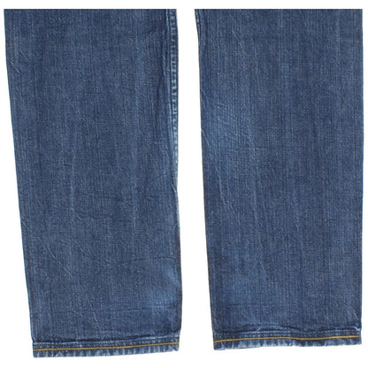 Wrangler Jim Men Blue Straight Slim Jeans W30 L31