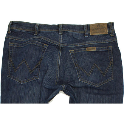 Wrangler Men Blue Straight Regular Jeans W36 L30