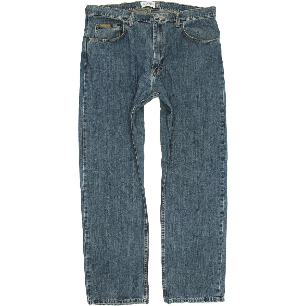 Wrangler Men Blue Straight Loose Jeans W38 L32