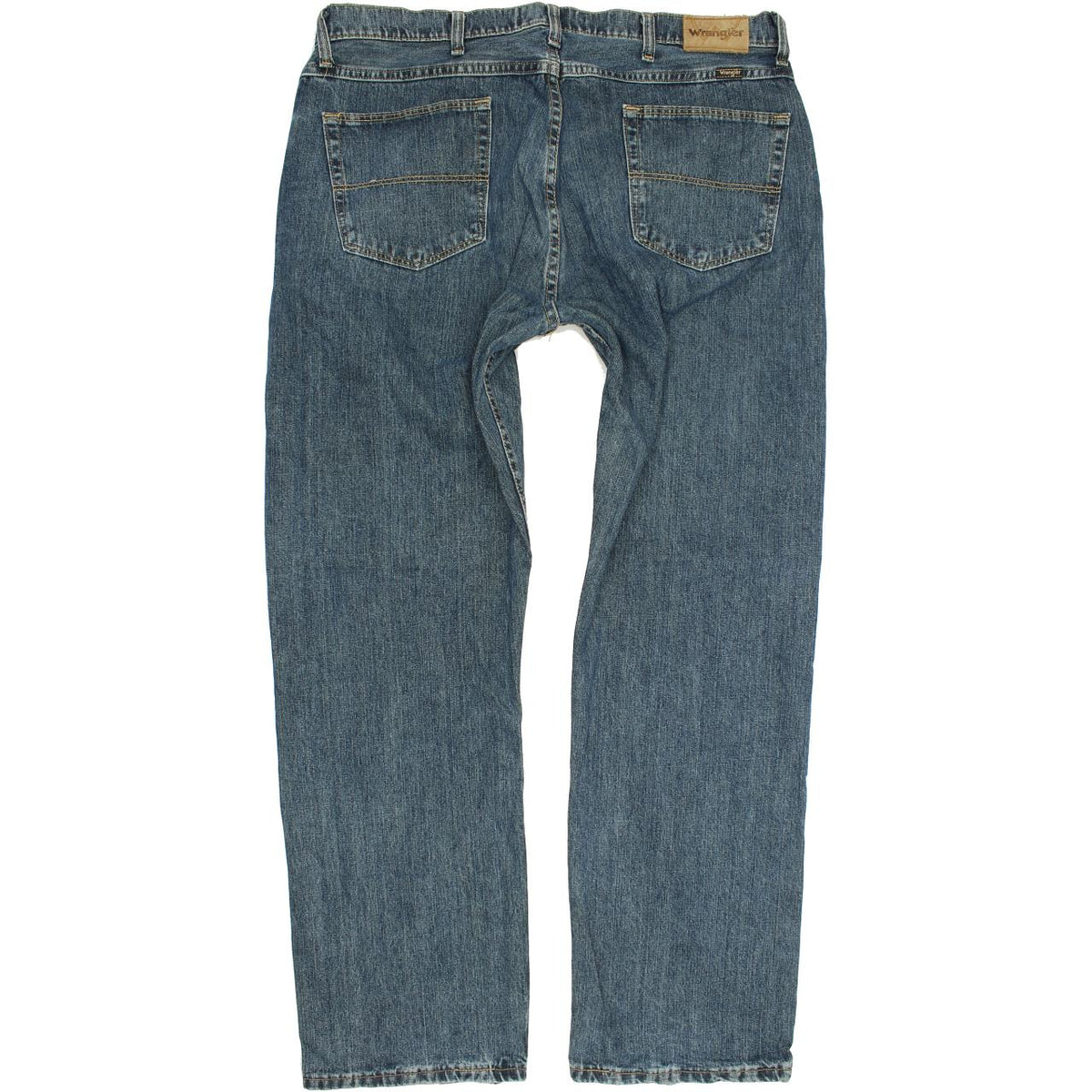 Wrangler Men Blue Straight Loose Jeans W38 L32