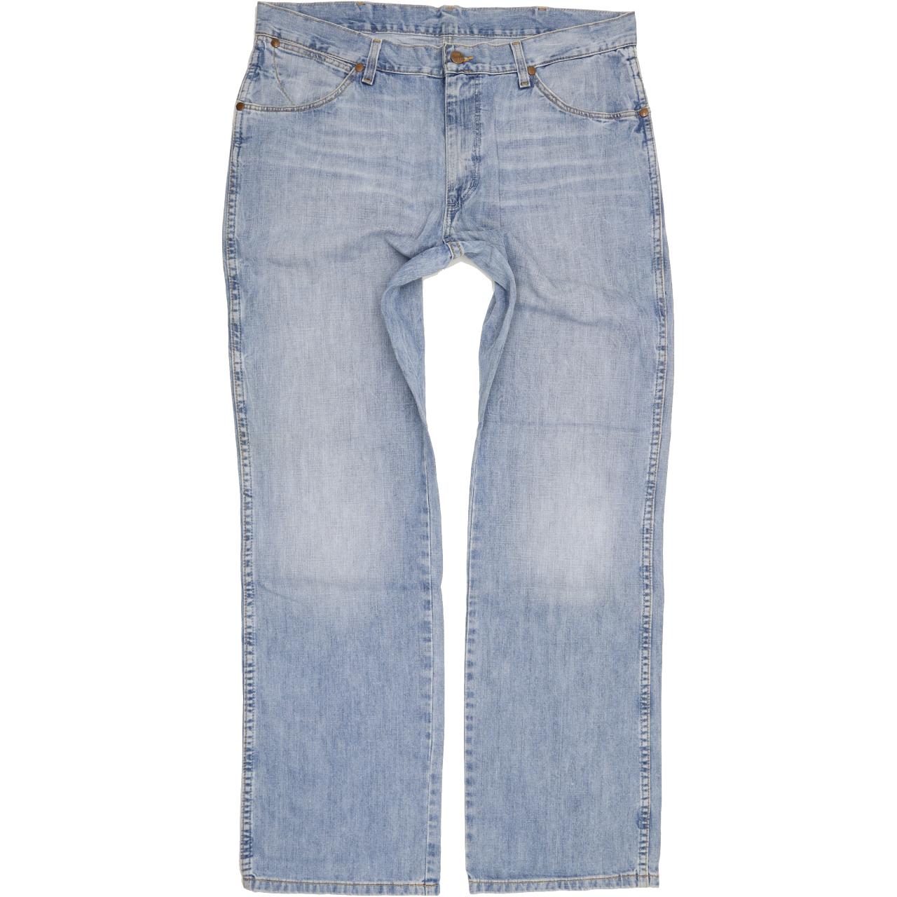 Wrangler Alaska Men Blue Straight Regular Jeans W36 L32