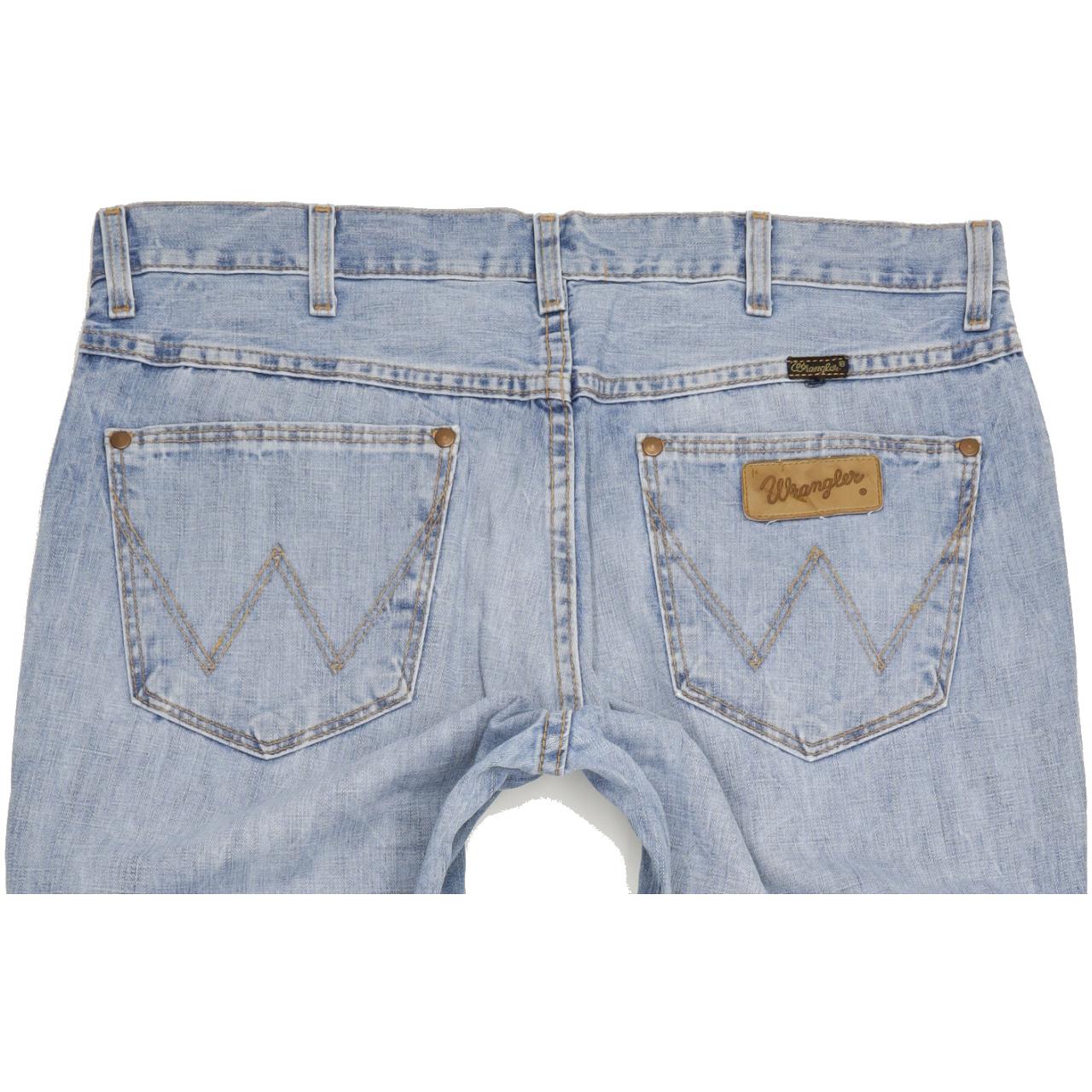 Wrangler Alaska Men Blue Straight Regular Jeans W36 L32