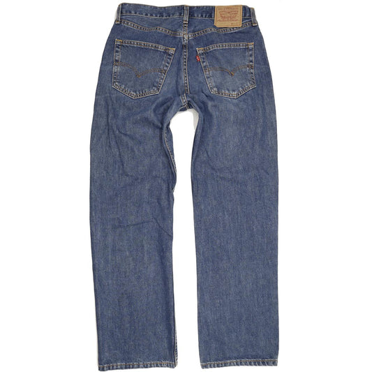 Levi's 520 Men Blue Straight Regular Jeans W34 L31