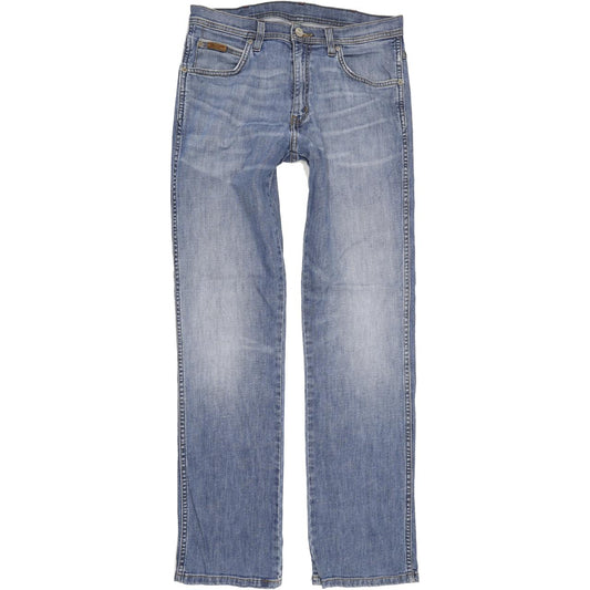 Wrangler Arizona Men Blue Straight Regular Stretch Jeans W31 L31