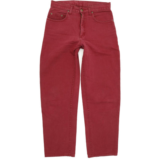 Lee Kansas Men Burgundy Straight Regular Jeans W30 L29