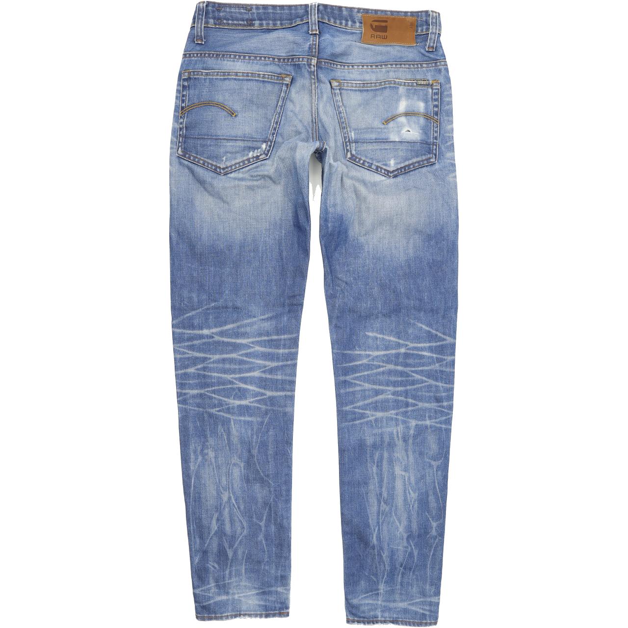 G-Star 3301 Men Blue Tapered Regular Jeans W31 L33
