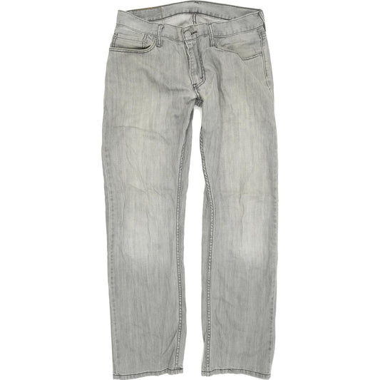 Levi's 514 Men Grey Straight Slim Jeans W32 L32