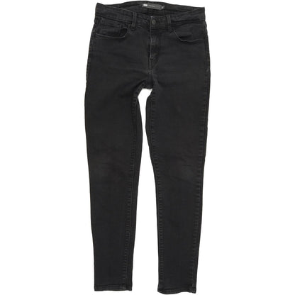 Levi's Hi Rise Women Black Skinny Slim Stretch Jeans W28 L29