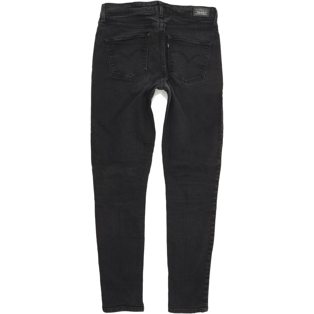 Levi's Hi Rise Women Black Skinny Slim Stretch Jeans W28 L29