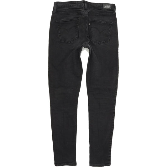 Levi's Hi Rise Women Black Skinny Slim Stretch Jeans W28 L29