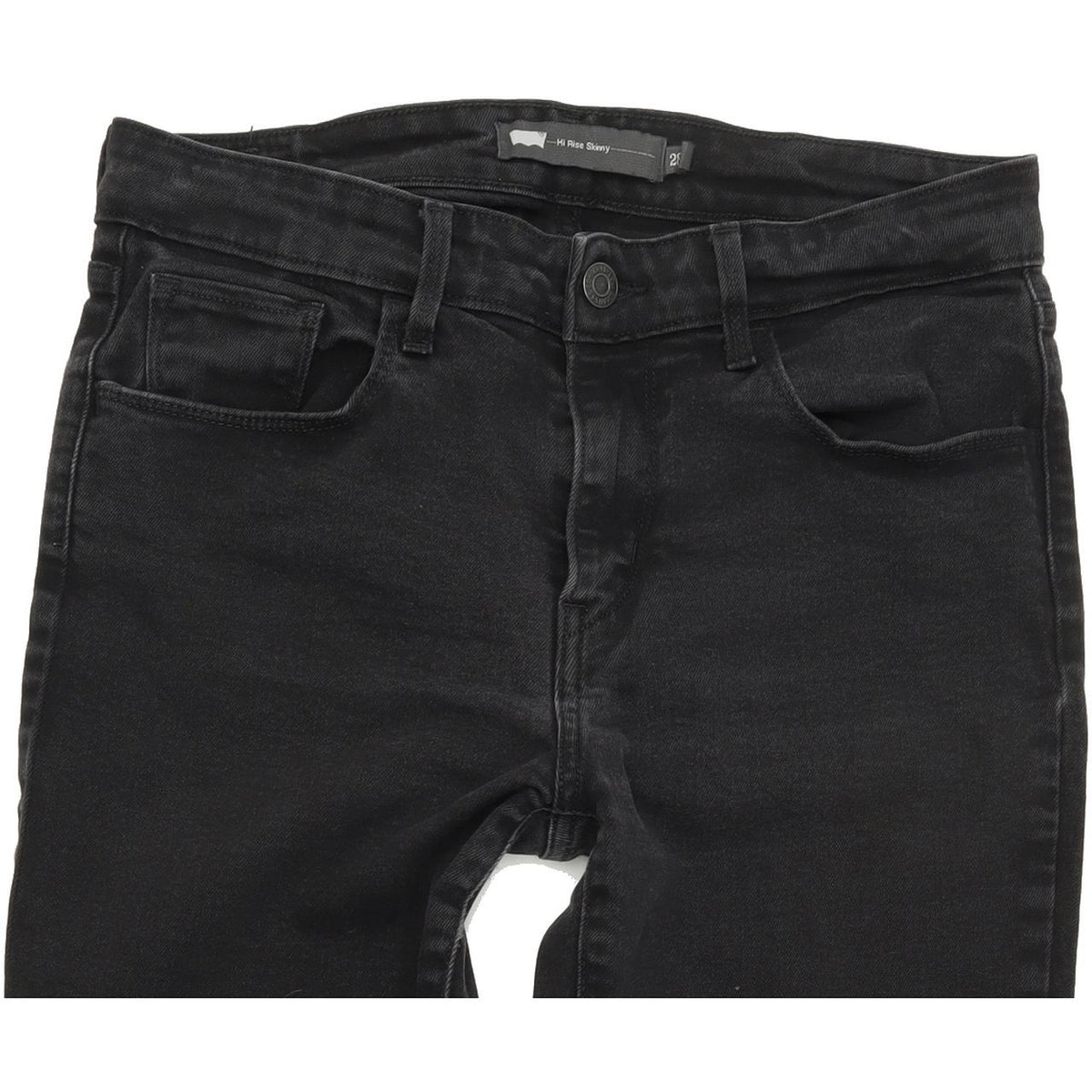 Levi's Hi Rise Women Black Skinny Slim Stretch Jeans W28 L29
