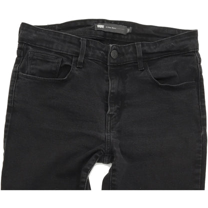 Levi's Hi Rise Women Black Skinny Slim Stretch Jeans W28 L29