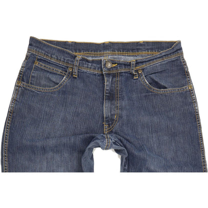 Wrangler Men Blue Straight Regular Stretch Jeans W33 L32