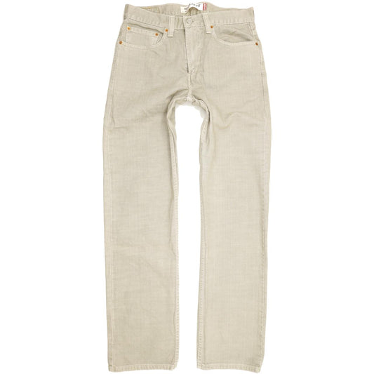 Levi's 505 Men Beige Straight Regular Jeans W31 L34