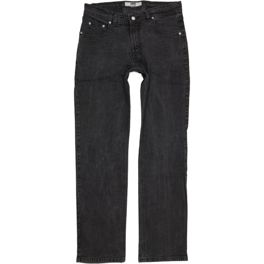 Pioneer Men Charcoal Straight Regular Stretch Jeans W34 L33