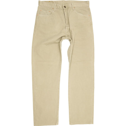 Levi's 551 Men Beige Straight Regular Jeans W35 L31