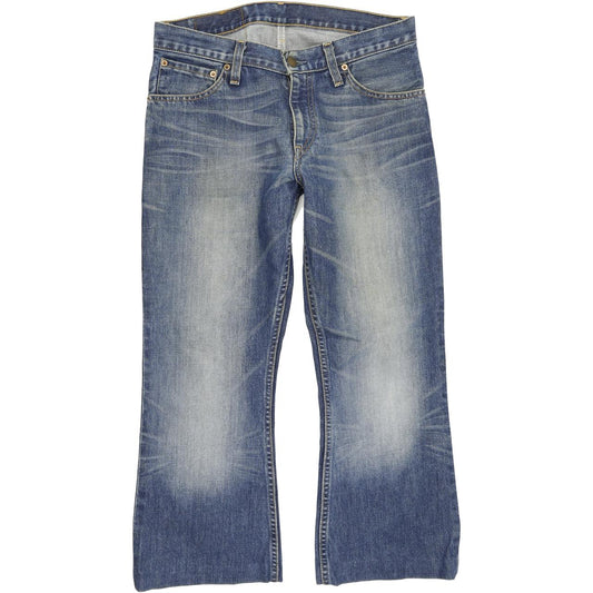 Levi's 516 Discontinued Men Blue Flared Regular Jeans W30 L25