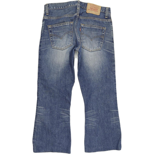 Levi's 516 Discontinued Men Blue Flared Regular Jeans W30 L25