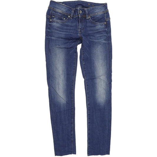 G-Star Midge Saddle  Women Blue Straight Regular Stretch Jeans W28 L31