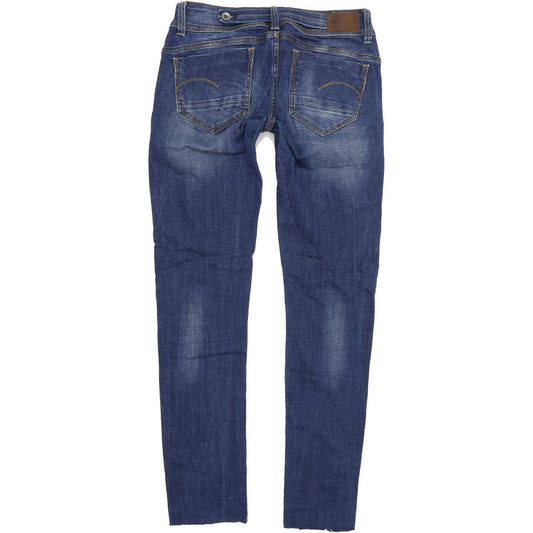 G-Star Midge Saddle  Women Blue Straight Regular Stretch Jeans W28 L31