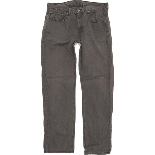 Levi's Men Grey Straight Regular Jeans W34 L34
