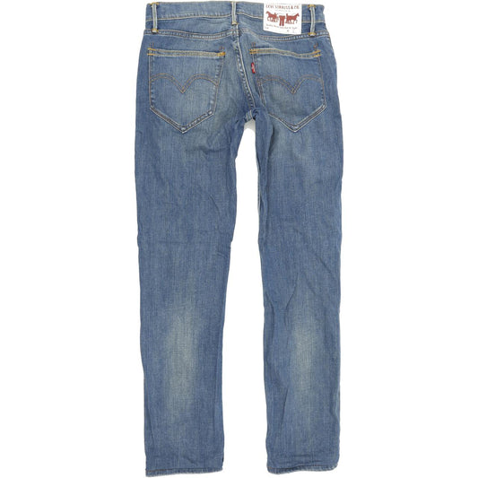 Levi's 519 Men Blue Skinny Slim Jeans W28 L30