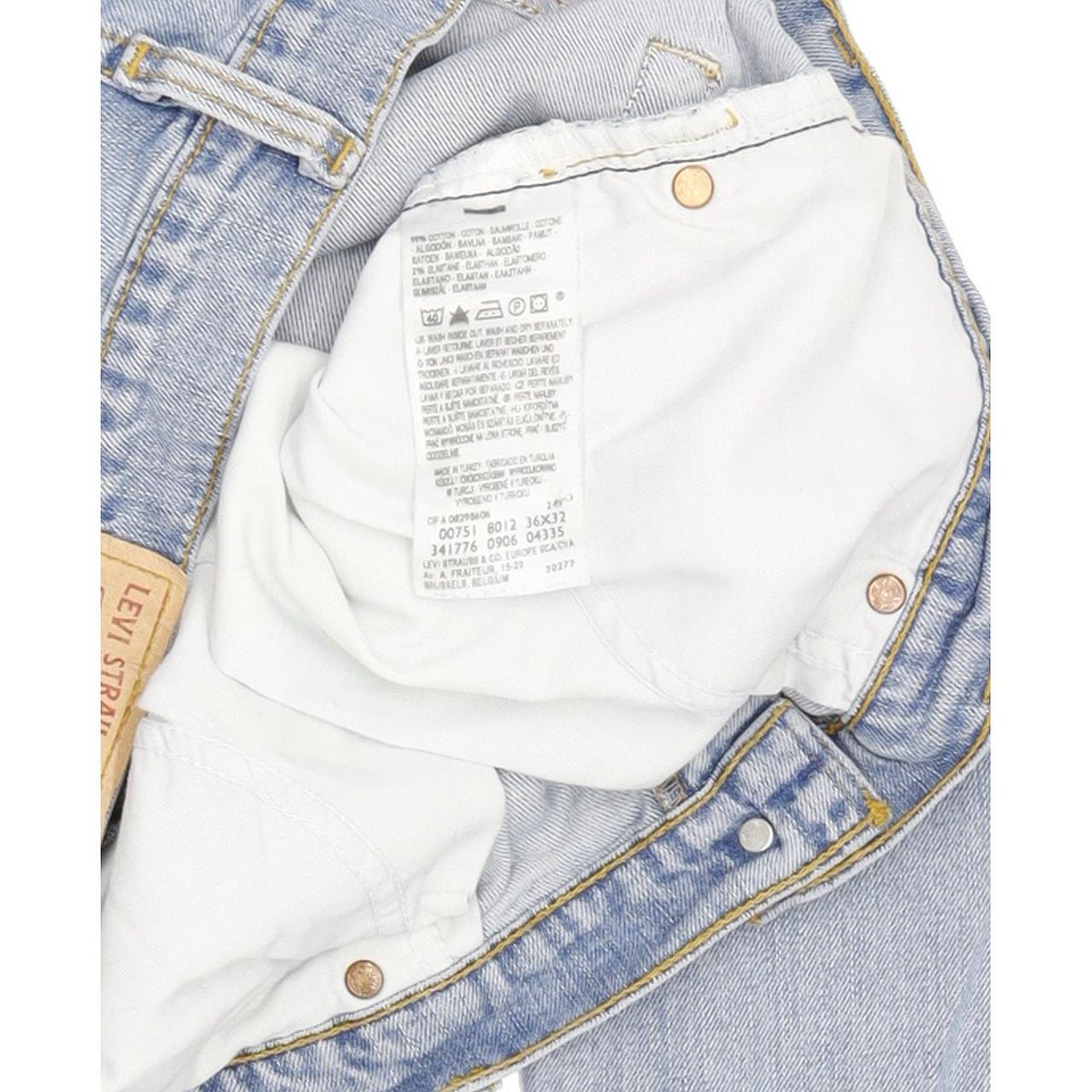 Levi's 751 Men Blue Straight Regular Jeans W36 L29
