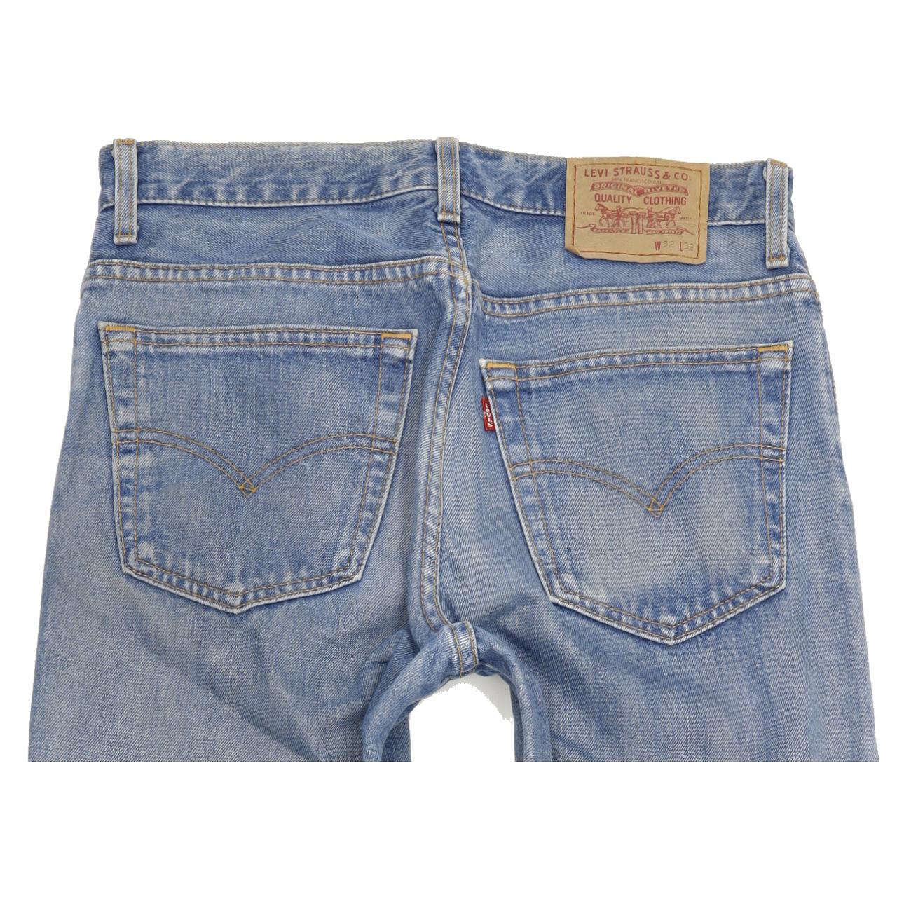 Levi's Men Blue Straight Regular Jeans W32 L30