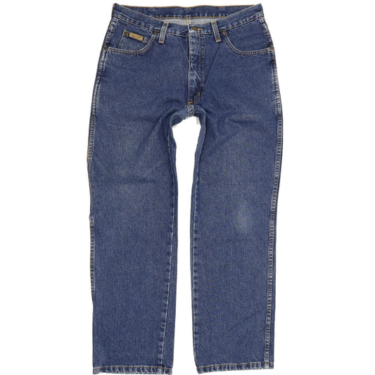 Wrangler Idaho Men Blue Straight Regular Jeans W34 L30