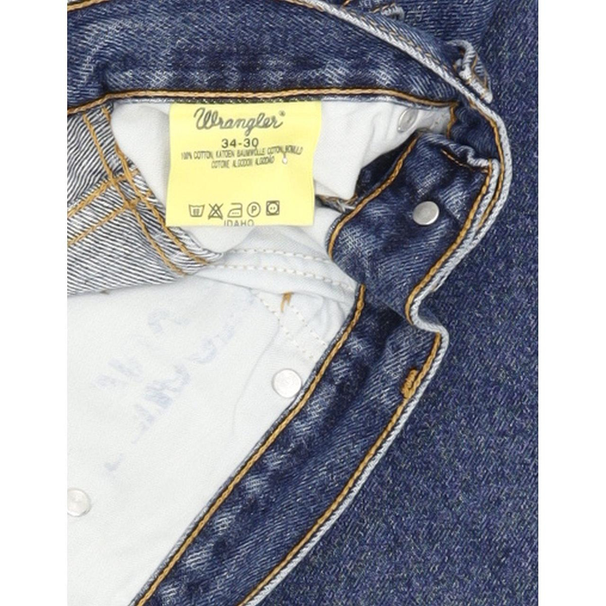 Wrangler Idaho Men Blue Straight Regular Jeans W34 L30
