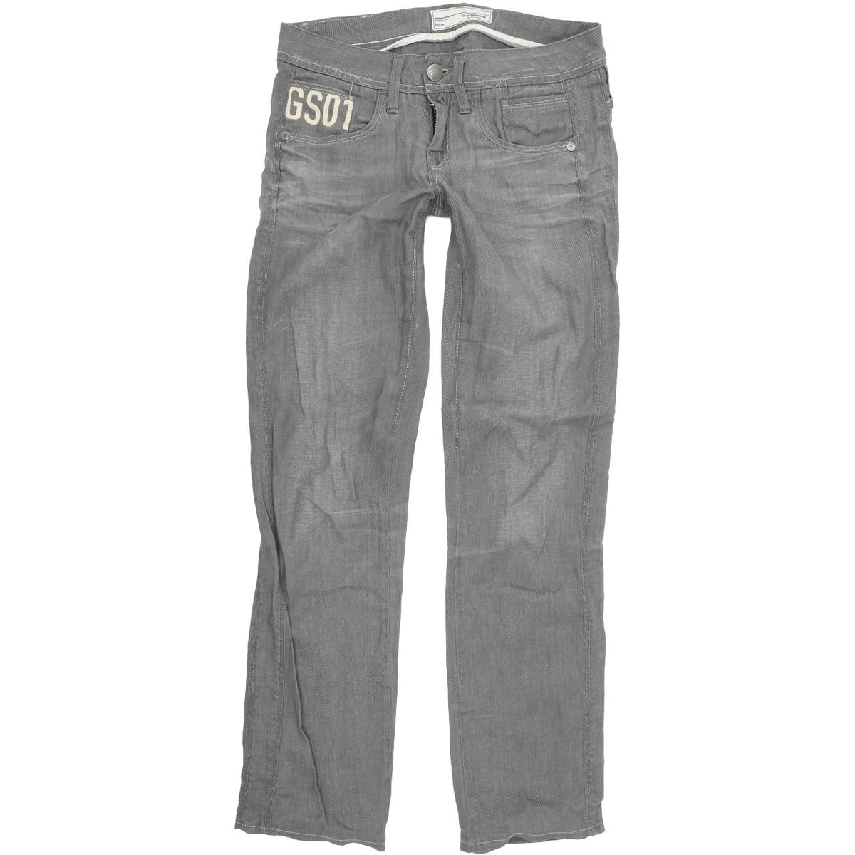 G-Star Saville Women Blue Straight Regular Stretch Jeans W28 L32