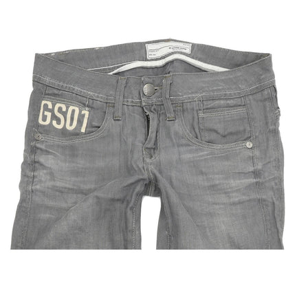 G-Star Saville Women Blue Straight Regular Stretch Jeans W28 L32