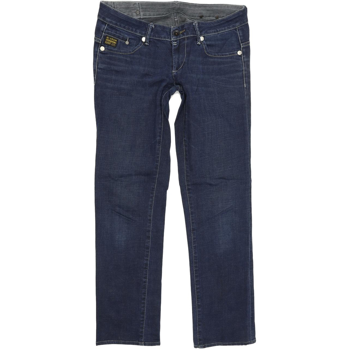 G-Star Midge Women Blue Straight Regular Stretch Jeans W30 L31