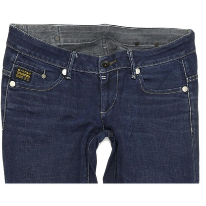 G-Star Midge Women Blue Straight Regular Stretch Jeans W30 L31