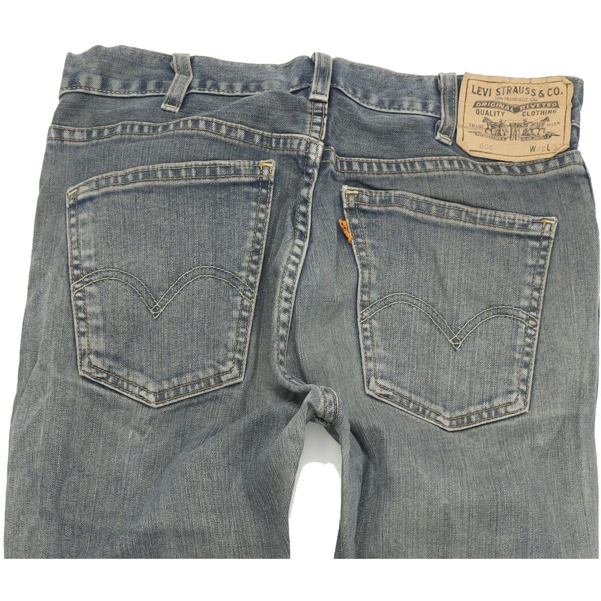 Levi's 606 Women Blue Skinny Slim Stretch Jeans W28 L32
