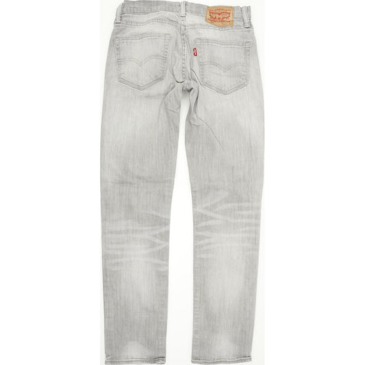 Levi's 511 Men Grey Skinny Slim Stretch Jeans W29 L32