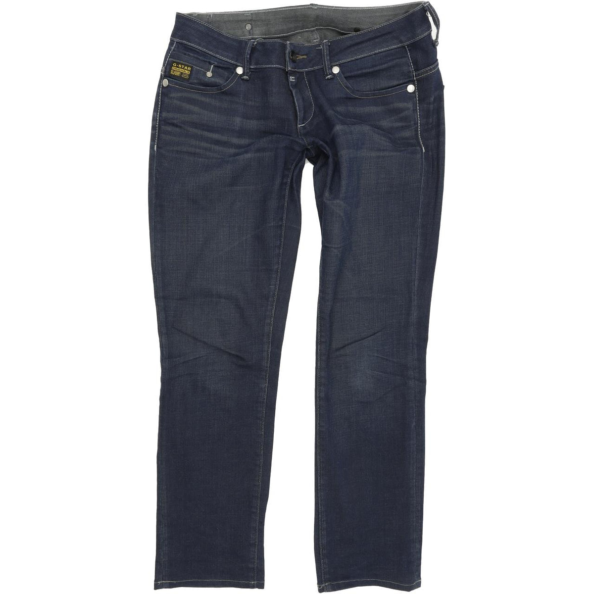 G-Star Midge Women Blue Straight Regular Stretch Jeans W30 L30