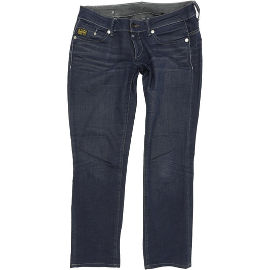 G-Star Midge Women Blue Straight Regular Stretch Jeans W30 L30