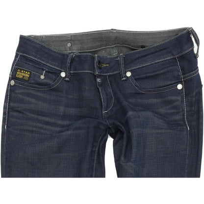 G-Star Midge Women Blue Straight Regular Stretch Jeans W30 L30