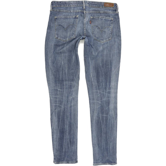 Levi's Demi Curve Women Blue Straight Regular Stretch Jeans W29 L31
