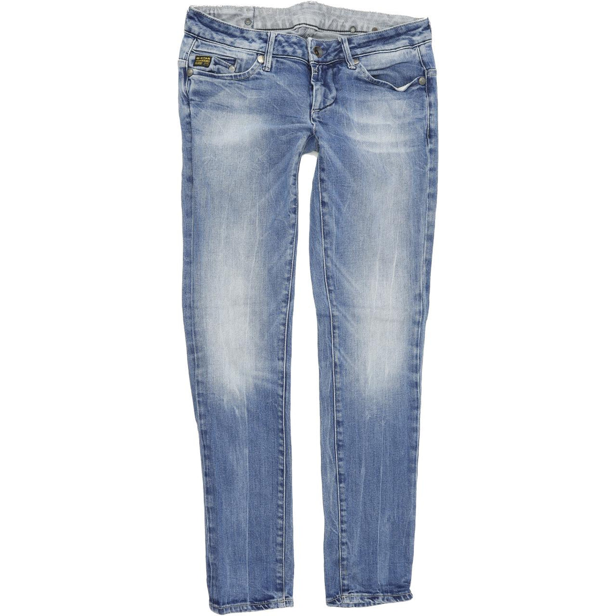 G-Star Women Blue Skinny Slim Stretch Jeans W28 L32
